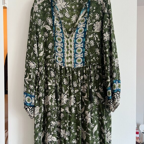 Zara PRINTED MIDI DRESS - Picture 8 of 8